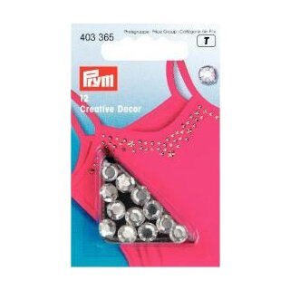 403365 Creativ Decor Strass MS 7 mm silberfarbig - KTE á 12 ST