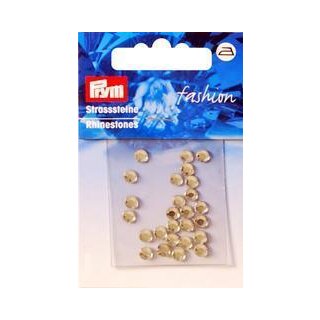403712 Strasssteine lose rund aufbügelbar 5 mm silberfarbig - KTE á 26 ST
