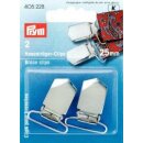 405228 Hosenträger-Clips ST 25 mm silberfarbig - KTE...