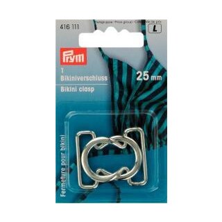 416111 Bikini- und Gürtelverschluss MET 25 mm silberfarbig - KTE á 1 ST