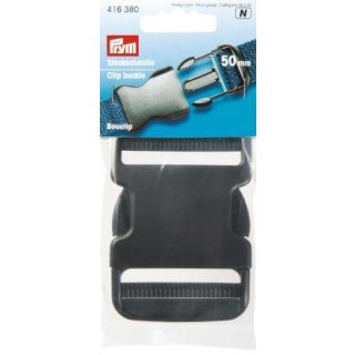 416380 Steckschnalle stark KST 50 mm schwarz - KTE á 1 ST