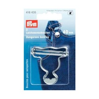 416435 Latzhosenschnallen MS 40 mm silberfarbig - KTE á 2 ST