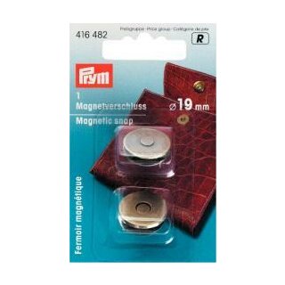 416482 Magnet-Verschluß 19 mm altmessing - KTE á 1 St