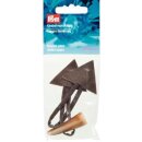Abverkauf - 417710 Knebelverschluss 15 x 5 cm braun - KTE...
