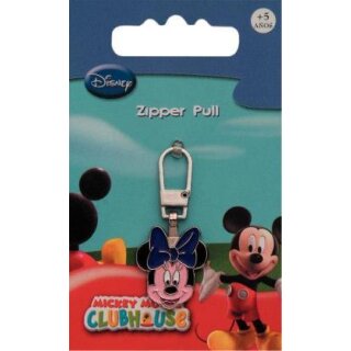 482161 Fashion-Zipper Minnie Maus Kopf - KTE á 1 ST