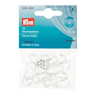 526400 Überklipshaken 6 mm transparent - KTE á 10 ST