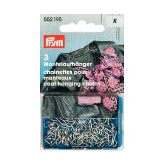 552195 Mantelaufhänger EIS silberfarbig - KTE á 3 ST