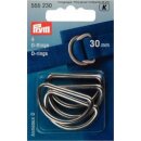 555230 Halbrundringe 30 mm silberfarbig - KTE á 4 ST