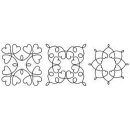 Abverkauf - 610103 Quilt-Schablone Herzen - ST á 1 St
