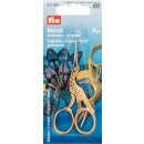 611445 Stickschere Storch 9 cm vergoldet - KTE á 1 ST