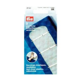 611561 Betttuchspanner Elastic 18 mm weiß - KTE á 3 ST