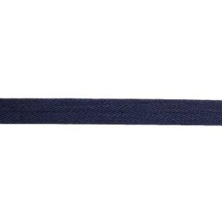 900857 Baumwollband kräftig 15 mm marine - KAS á 30 M