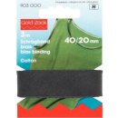 903000 Schrägband Baumwolle 40/20 mm schwarz - KTE...