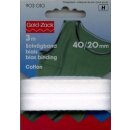 903010 Schrägband Baumwolle 40/20 mm weiß -...