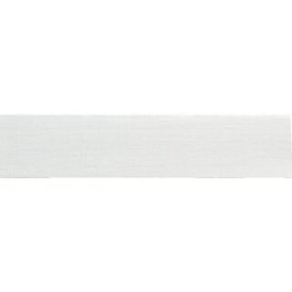 Abverkauf - 904841 Baumwollband Allzweckband 30 mm weiß COU á 2 m
