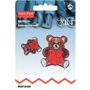 925260 Applikation Teddy mit Herz klein, groß - KTE...
