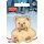 Abverkauf - 925262 Applikation Teddy klein Flausch beige - KTE á 1 St
