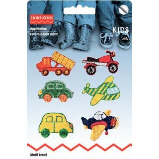 925378 Applikation selbstklebend/aufbügelbar Fahrzeuge - KTE á 6 ST