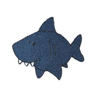 925436 Applikation Haifisch blau - KTE á 1 ST
