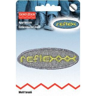 Abverkauf - 925504 Applikation selbstkl./aufb. reflex oval - KTE á 1 St