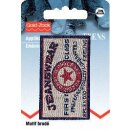 925677 Applikation Jeanslabel beige Rechteck Jeanswear...