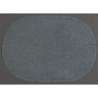 929371 Patches Velourslederimitat (bügeln) 10 x 14 cm mittelgrau - KTE á 2 ST