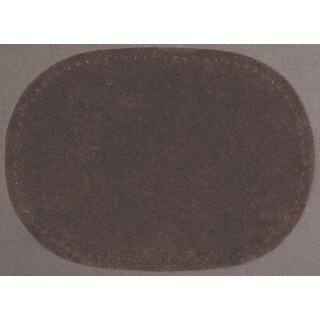 Abverkauf -929373 Patches Velourslederimitat (bügeln) 10 x 14 cm dunkelbraun - KTE á 2 ST