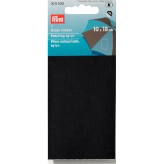 929500 - Klebeflicken Nylon 6,5 x 14 cm schwarz - KTE á 0,018 m²