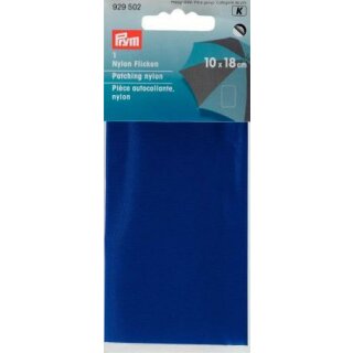 929502 Klebeflicken Nylon 6,5 x 14 cm blau - KTE á 0,0091 m²
