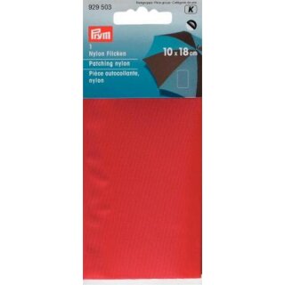 929503 - Klebeflicken Nylon 6,5 x 14 cm rot - KTE á 0,018 m²