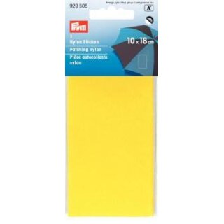 929505 - Klebeflicken Nylon 6,5 x 14 cm gelb - KTE á 0,018 m²
