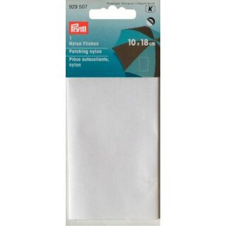 929507 - Klebeflicken Nylon 6,5 x 14 cm weiß - KTE á 0,018 m²