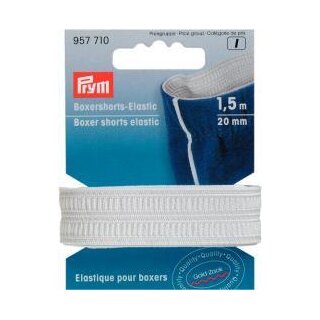 957710 - Boxershorts-Elastic 20 mm rohweiß - KTE á 1,5 m