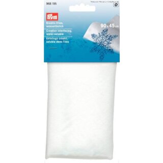 968195 Kreativ-Vlies wasserlöslich 90 x 45 cm weiß - KTE á 0,405 M2