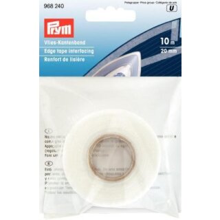 968240 Vlies-Kantenband (bügeln) 20 mm weiß - KTE á 10 M