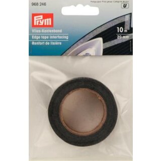 968246 Vlies-Kantenband (bügeln) 20 mm graphit - KTE á 10 M