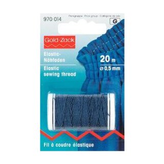 970014 Elastic-Nähfaden 0,5 mm marine - KTE á 20 M