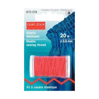 970019 Elastic-Nähfaden 0,5 mm rot - KTE á 20 M