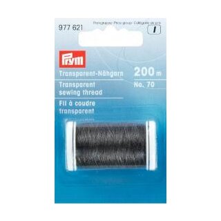 977621 Nähgarn transparent dunkel - KTE á 200 M