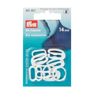 Abverkauf - 991907 BH-Zubehör KST 14 mm weiß - KTE á 10 St